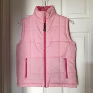 Reversible Pink Puffer Vest
